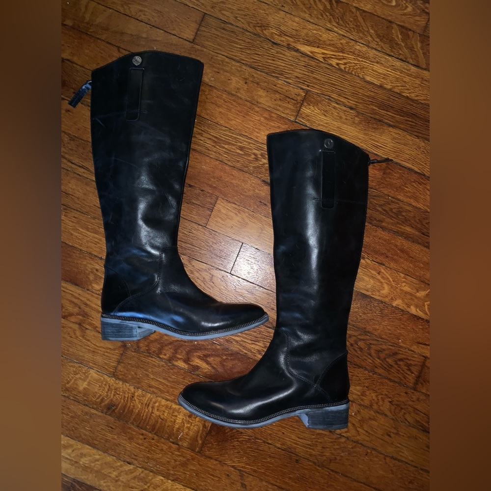 FRANCO SARTO BECKY LEATHER RIDING BOOTS🐴SIZE 8